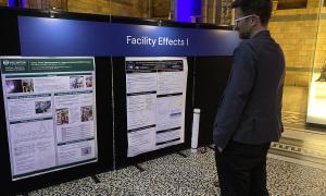 JANUS members at poster session.  Presenting and discussing posters. 