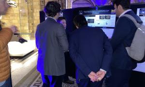 JANUS members at poster session.  Presenting and discussing posters. 